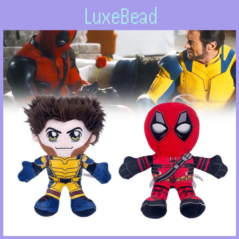 Deadpool Plush Wolverine Dolls Superhero Stuffed Toy Anime Film Decor
