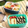 Leak Proof Lunch Box 2 Layer Salad Box Practical Food Storage Container  Microwave Safe