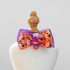 Polyester Pet Neckband Collar For Halloween Celebration Customizable Design Night Visibility Easy Cleaning