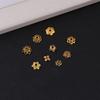 Golden Sand Flower Cup Spacer Beads for DIY Jewelry Necklace Bracelet
