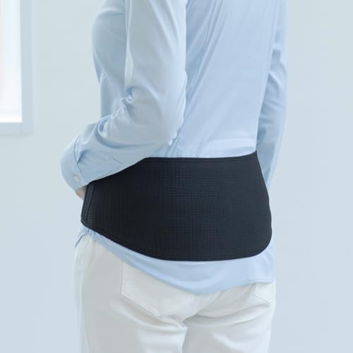 Phiten Metax Lumbar Support, Soft Type, Sizes S-M, Thin, Back Pain Prevention Belt, Corset, Unisex, Daily Support, Desk Work, Slouching Prevention, Di