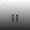 S925 Silver Vintage Cross Antique Huggie Hoop Earrings · From Korea