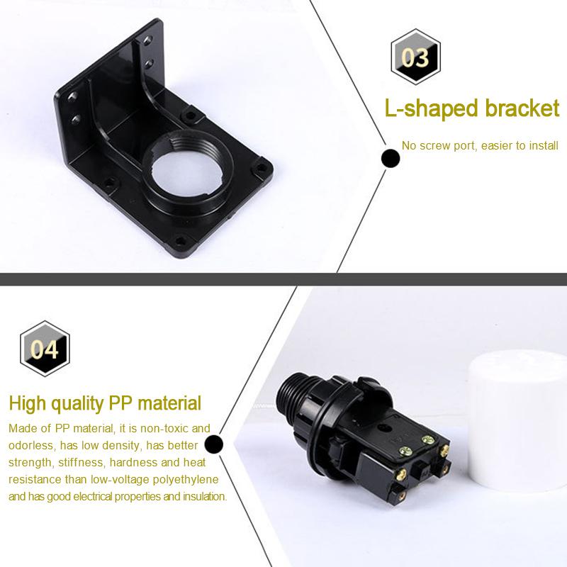 Comutator cu flotor complet automat Controler de nivel lichid Nivel apă Pompă de apă Pomparea apei Turn de apă Rezervor de apă