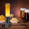1.5L Three?legged Clear Beer Tower Beverage Dispenser for Parties Home Bar Accessories