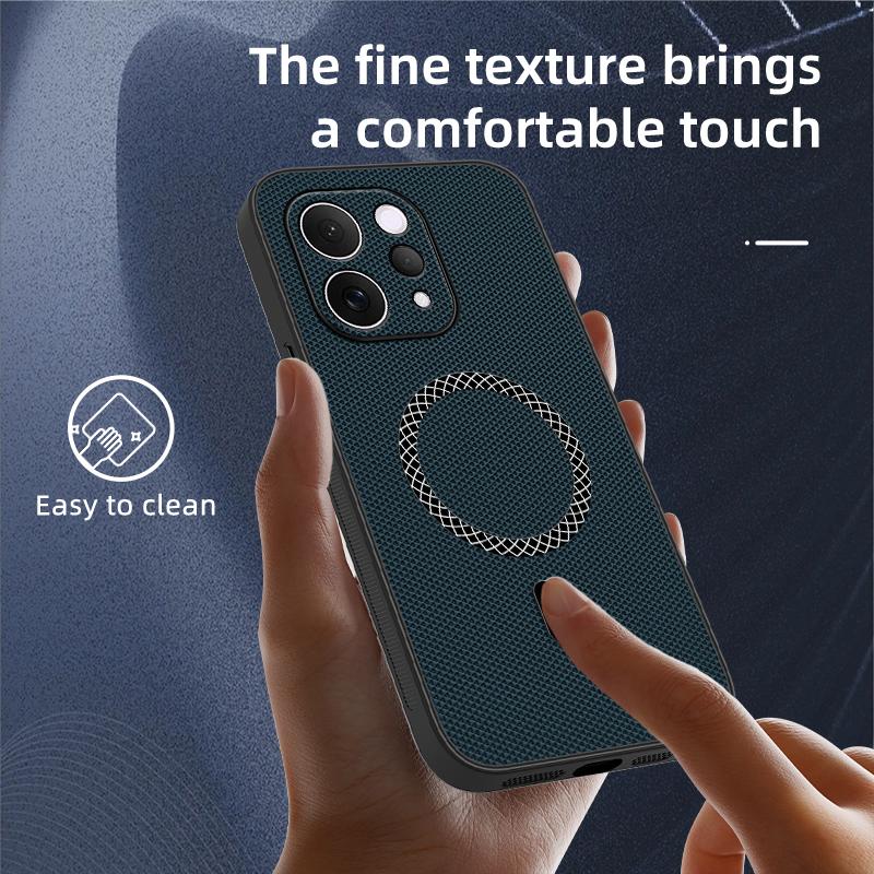 Magnetic Leather Case for iPhone 17 16 15 14 13 Pro Max Air 16e Cover Soft Shockproof Full Camera Protector Mag-safe Shell Funda