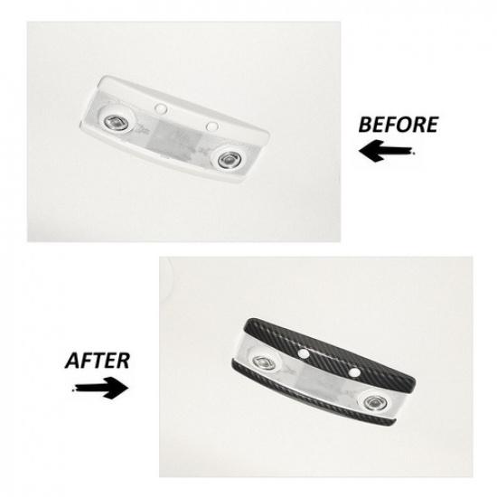 10Pcs CARBON FIBER Roof Top Panel Decor Strip Cover Trim for Dodge Durango 2011+