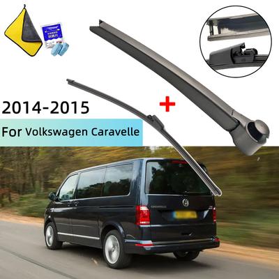 Fits For  Volkswagen Caravelle 2014--2015 Rear Windscreen Wiper Blade Wiper Arm Windscreen Windshield Wipers Brushes Cleaning Ac