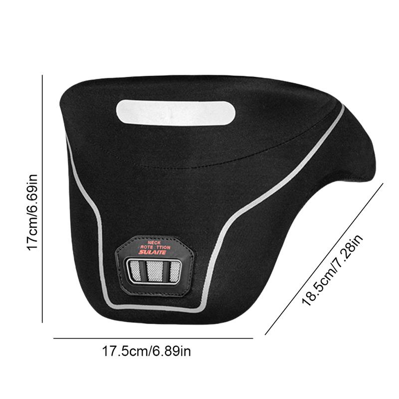Motorcycle Neck Support Anti-Shock Protective Motorcycle Neck Brace Anti-Fatigue Riding Neck Guard 3D Cervical Spine Protection