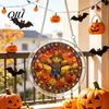 Acrylic Suncatcher Jigsaw Puzzle Suncatcher, Stained Glass Style Halloween Skeleton Ghost Relaxing Gift Sun Catcher for Gothic Window Wall Hanging