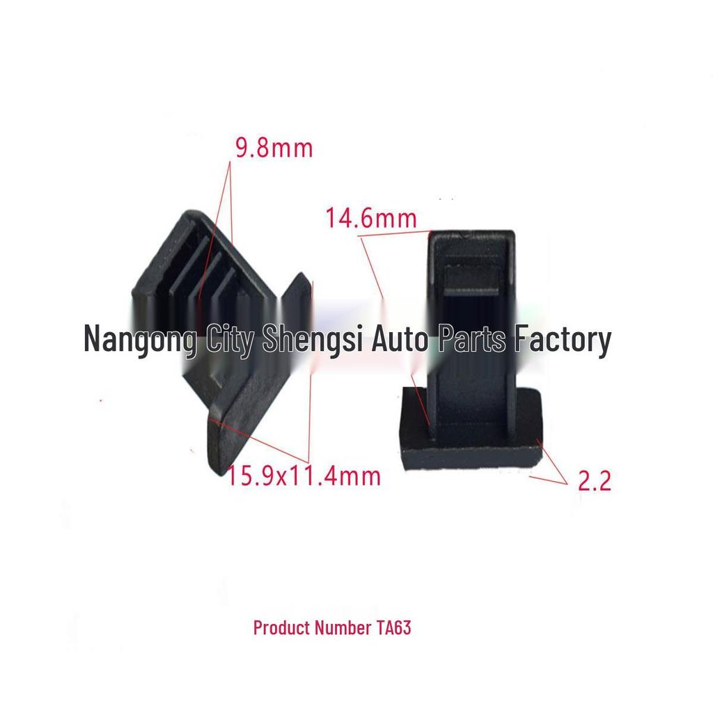 Trunk Heat Insulation Rivet Clips - Nylon Buckles for Car Headliner Trim Panel Installation