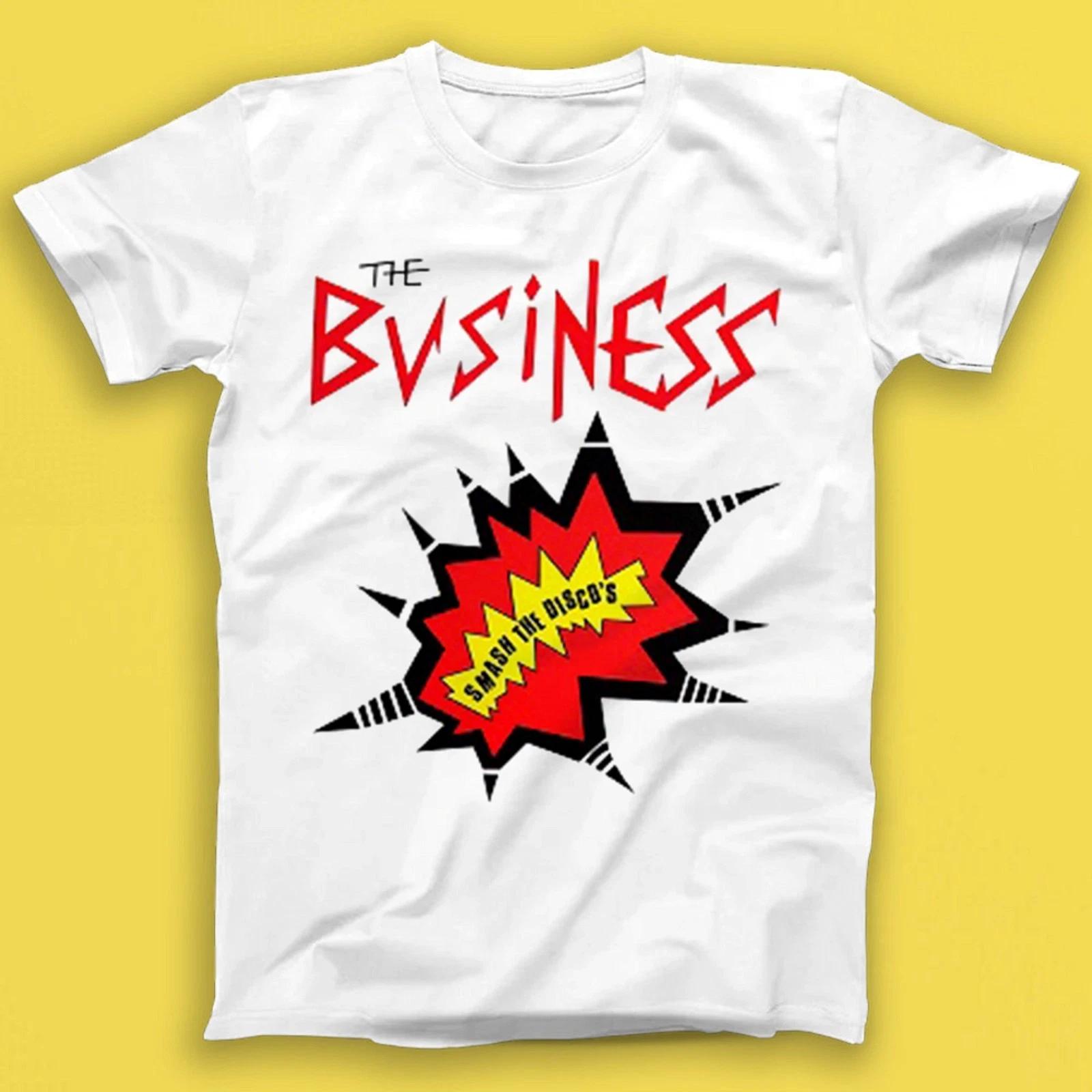 The Business Smash The Discos Punk Rock Music Gift Tee Tshirt T2106 3XL
