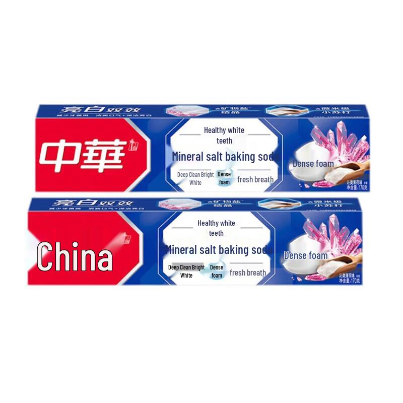 Zhonghua Sea Salt & Baking Soda Mint Whitening Toothpaste