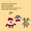 Beginners Crochet Kits, Crochet Christmas Kits, with Yarn, Crochet Hooks, Instructions DIY Crochet Craft Starter Kits