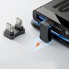 U Shape Type C Male To Male Adapter 480Mbps Tansfer Speed PD 65W Charging Converter Power Charger Cable Connector