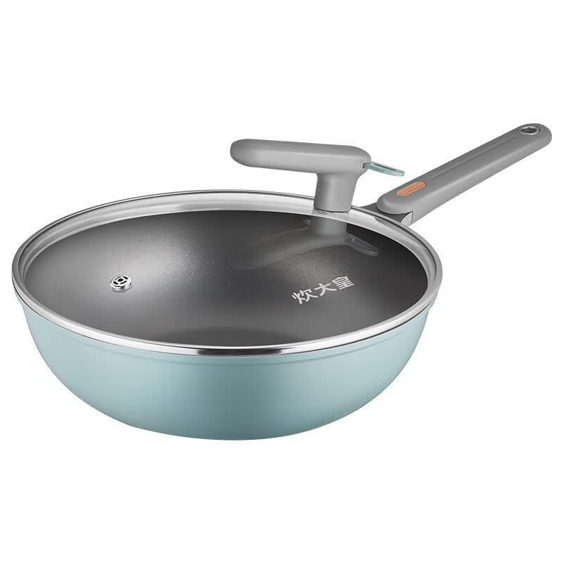 

COOKER KING 30cm Lightweight Non-stick Cast Iron Wok
