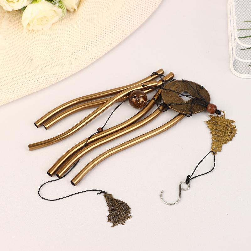 1 Pc Retro Wind Chimes Garden Decorations Wind Chimes Outdoor Decoration For Home Copper Wind Bell Wind Music Home Decoration