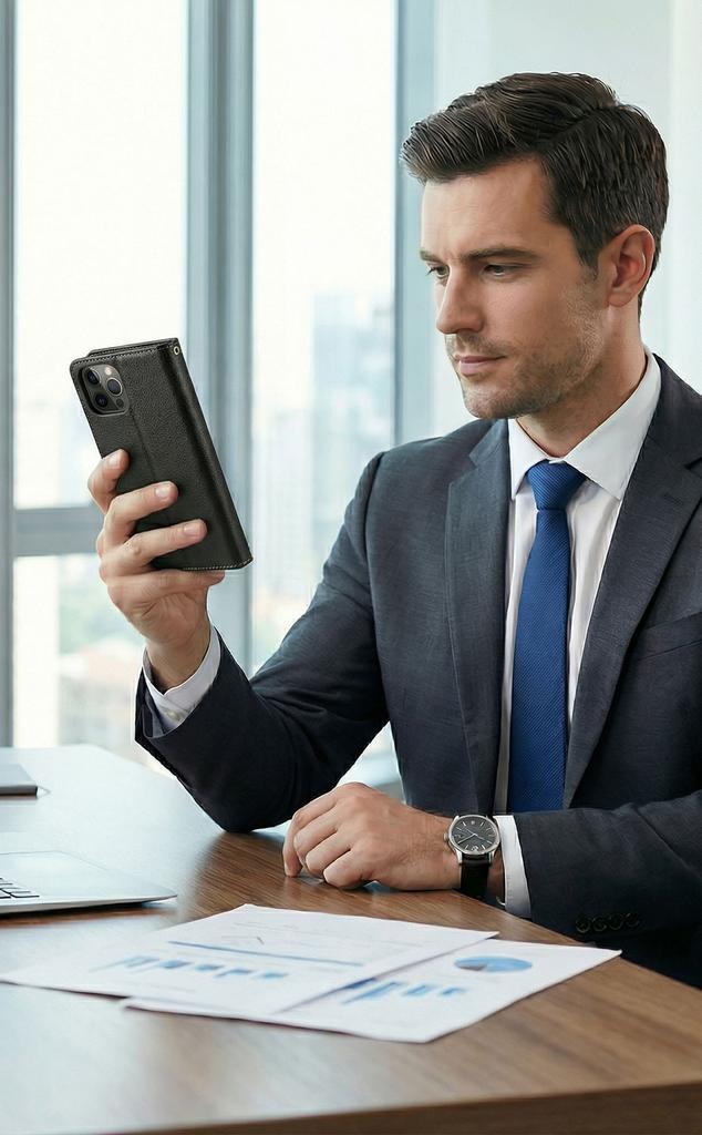 Etui Typu Portfel Do Infinix Note 12 Pro 5G - Zielony Pokrowiec Bluemoon
