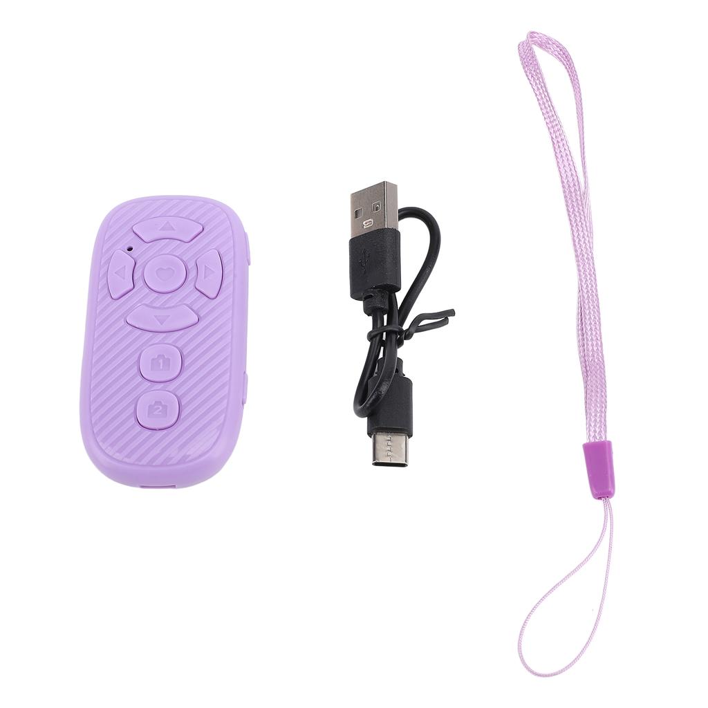 Scrolling Remote Control Page Turner Bluetooth Camera Shutter Video Recording Remote for Android Pho