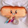1PC Toasted Bread Pencil Case, Student Cute Pencil Box, Children's Stationery Storage Bag, School Supplies