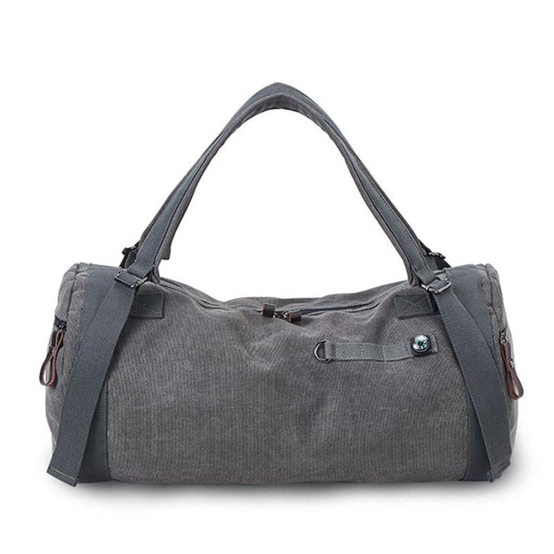 Modische Handtasche, Outdoor-Sportrucksack, großvolumige Canvas-Multifunktions-Reiseaufbewahrungstasche, Unisex-Beuteltasche