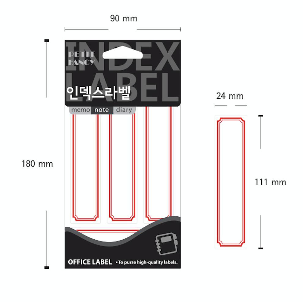 Petit Fancy Etikettenaufkleber (je 10 Stück) Indexetiketten / Kategorieetiketten / Büroetiketten / Anhängeraufkleber / Markierungswerkzeuge / Anhänger für Index - 48 Optionen
