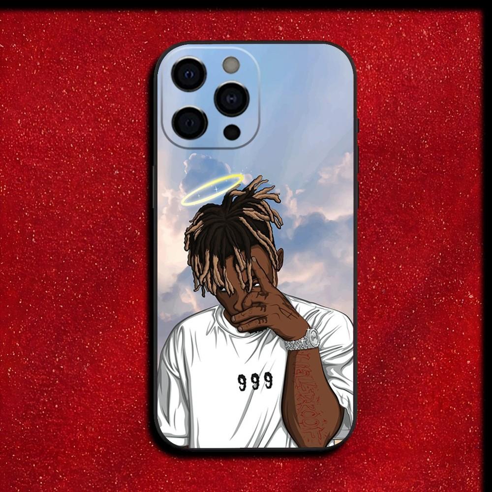 Rapper 999 J-Juice W-WRLD Phone Case For iPhone 16,15,14,13,12,11,Pro,X,XS,Max,XR,Plus,Mini Soft Black Cover