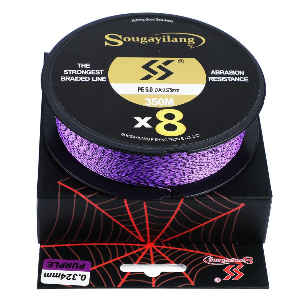 SOUGAYILANG 8 Strands Braided Fishing Line Abrasion Resistant Braided Lines Incredible Zero Stretch Fishing line