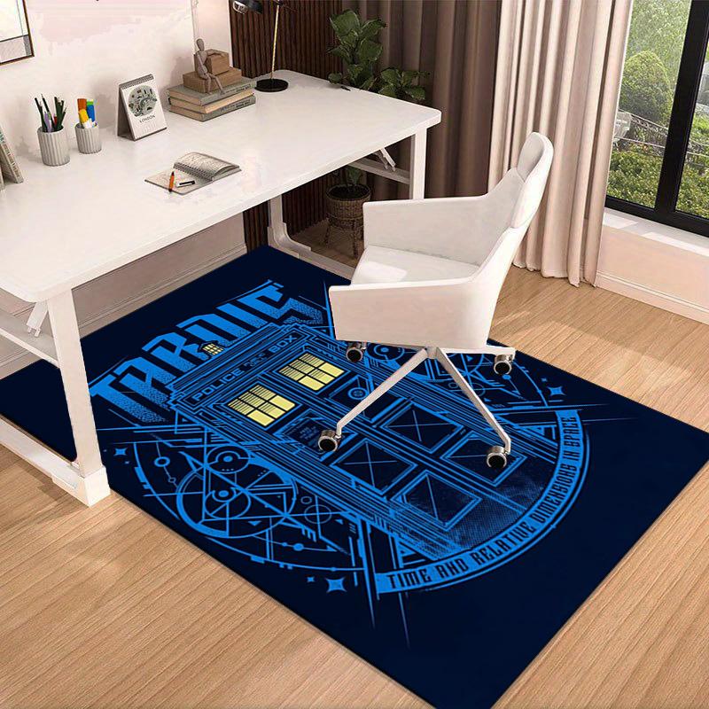 Telephone Booth Carpet, Chair Rug,Rug for Office Bedroom Living Rooms, Doormat Decor Fan Gift Christmas Gift