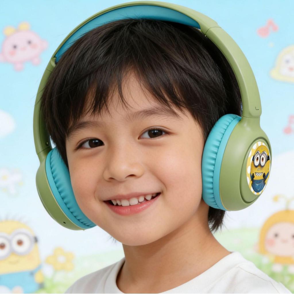 Multifunctional Children's Head-mounted Hearing Protection Headphones for Learning and Online Classes
