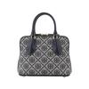 Tory Burch T Monogram Swing Two-Way Zipper Closure Fabric And Leather Mini Shoulder Crossbody Bag Women Handbags Navy-Blue 155620-405