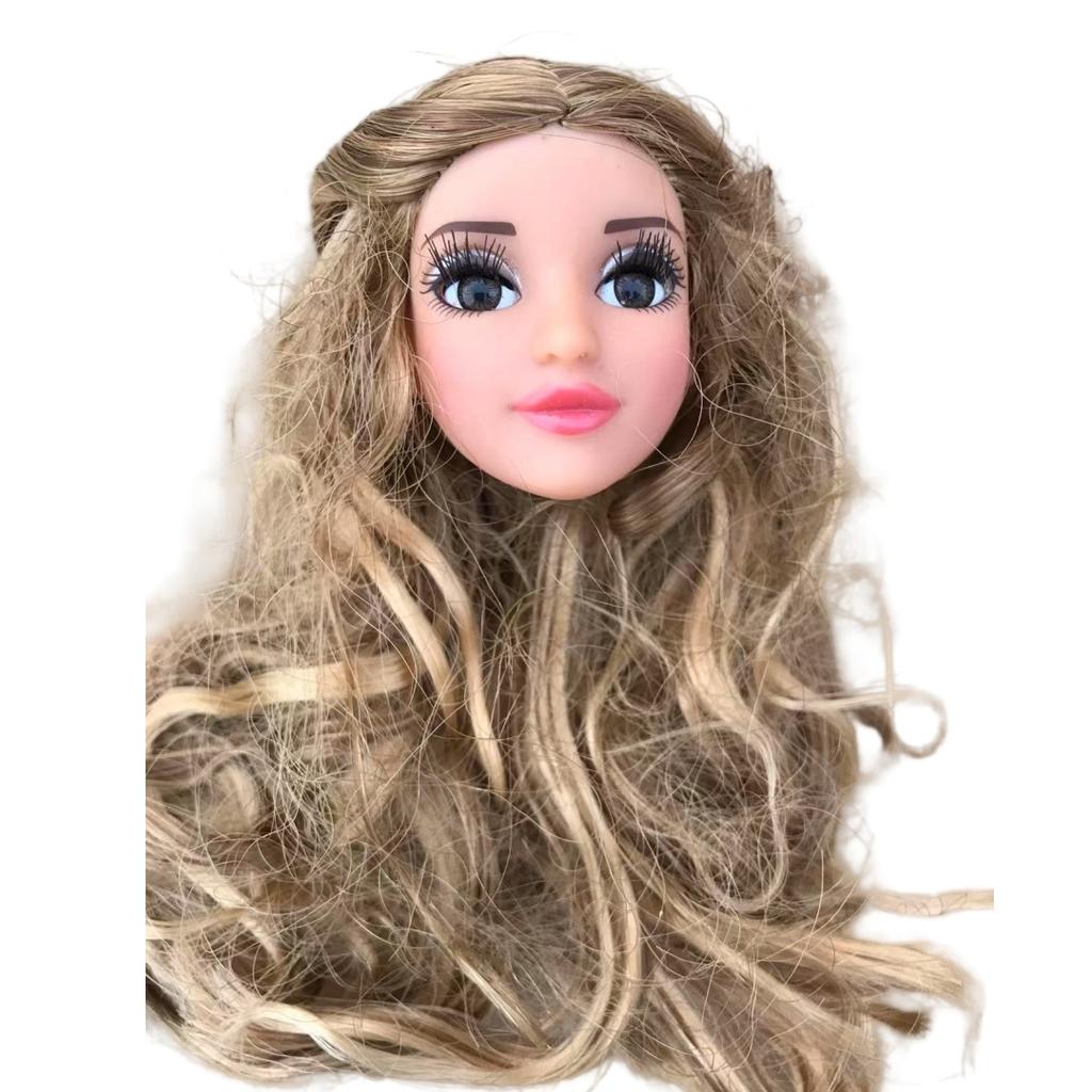 1/6 White Beige Coffee Joints Movable Doll Body Toy Real Eyelashes Heads Girl Collectible Doll Figures Toys