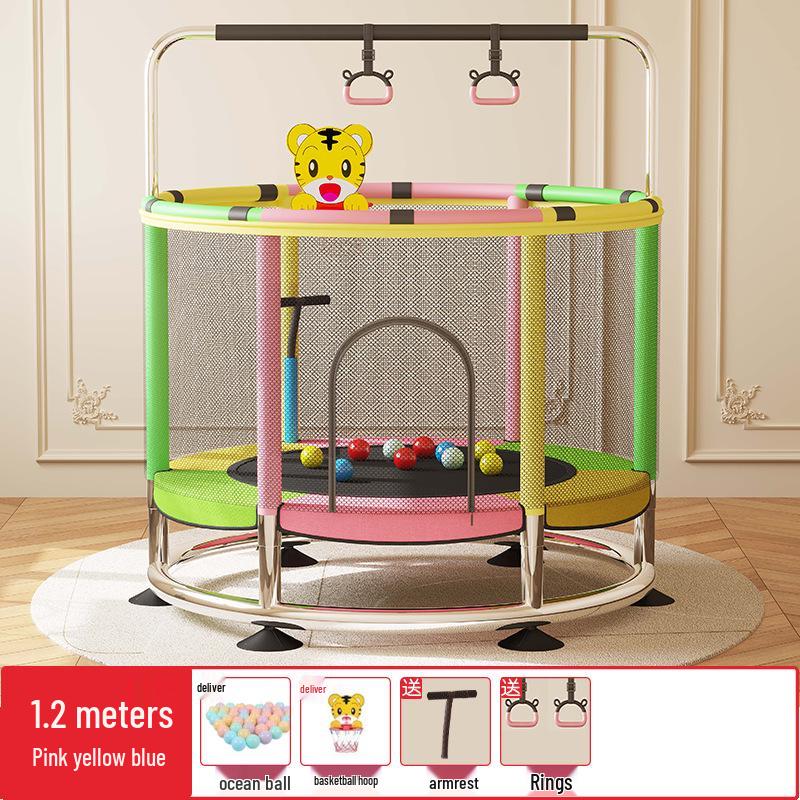 Indoor/Outdoor Children's Mini Trampoline for Family Fun and Growth