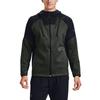 Under Armour Recover Color Block Sports Hoodie Jacket Men jackets Green 1357473-310