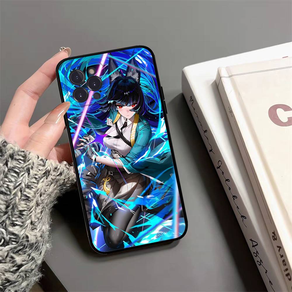 Klassische Mädchen H-Hoshimi Miyabi Handyhülle Für Iphone 17 16 15 16e 14 13 12 11 Pro Max Plus Hülle Cover Coque