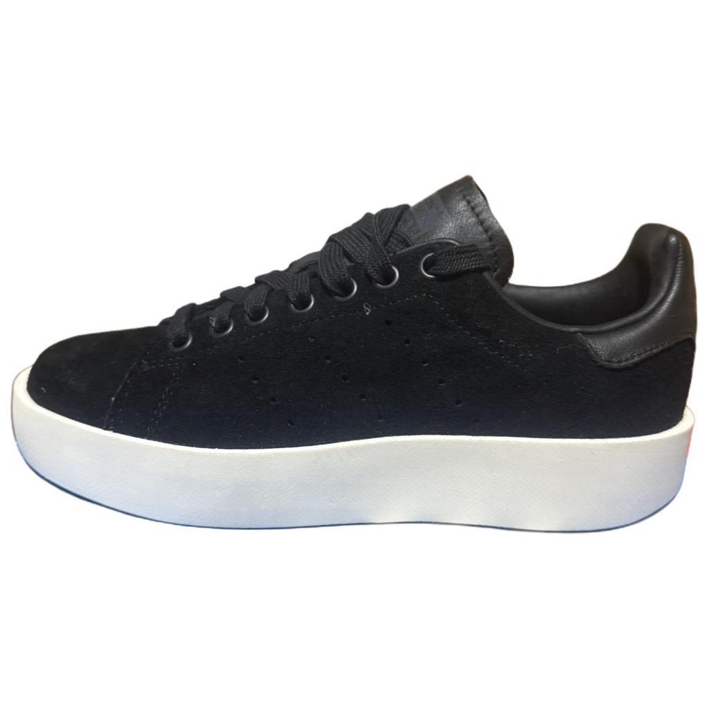 adidas Originals STAN SMITH Skateboard Shoes Women's Black CG3775