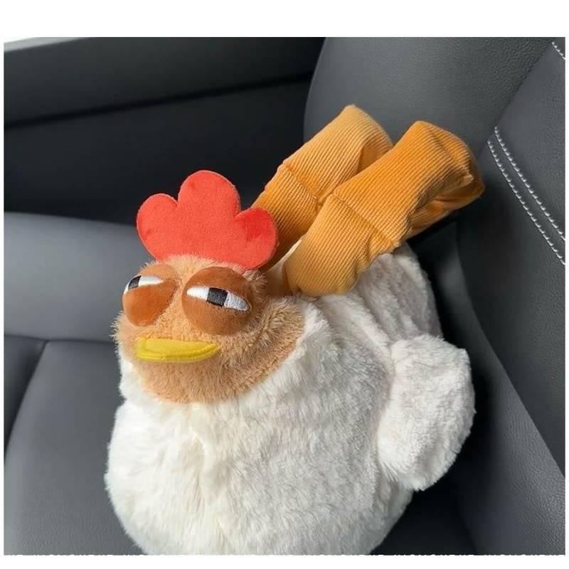 Chicken Plush Handbag Cartoon Stuffed Toy Doll Storage Bag Gifts Decorations