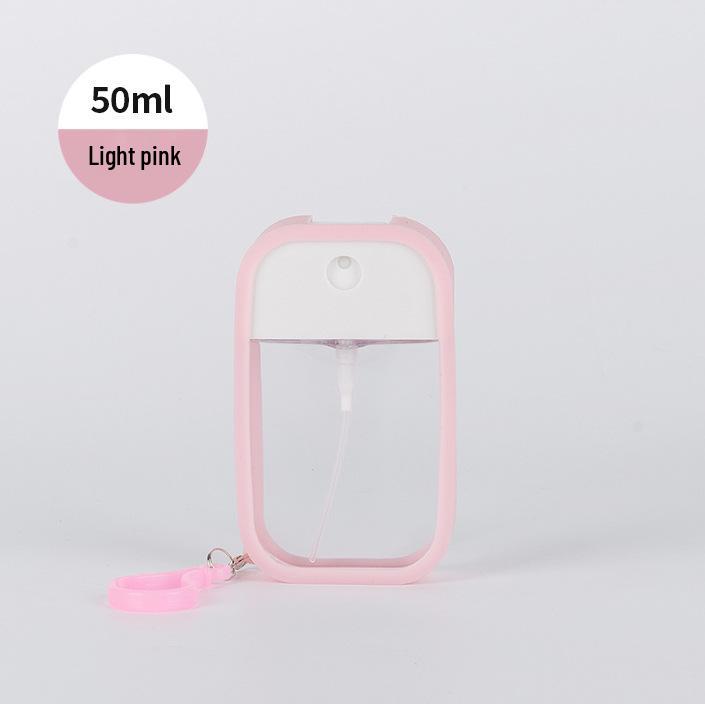 Portable Press-On Silicone Hydrating Perfume Spray Bottle