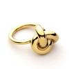 European and American Ring Knotted Ring Unique Design Gold and Silver Ring Women's Fashion Jewelry