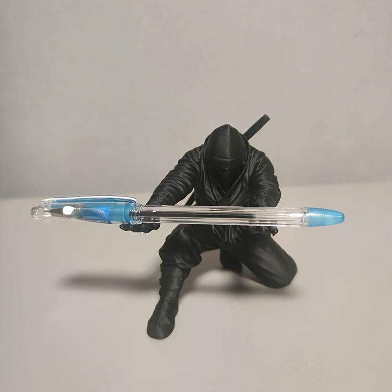 Ninja Warrior Pen Holder for Desk, Stylish Organizer for Ballpoint Pens, Pencils & Stationery, Cool Gift for Friends Coworkers
