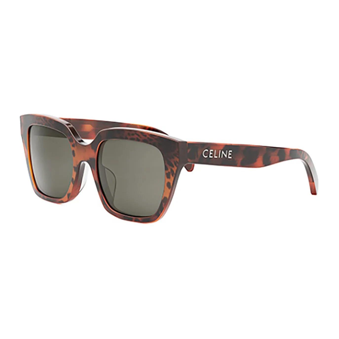 Celine Patterned Square Sunglasses Women sunglasses Black CL40198F99A 56,Black