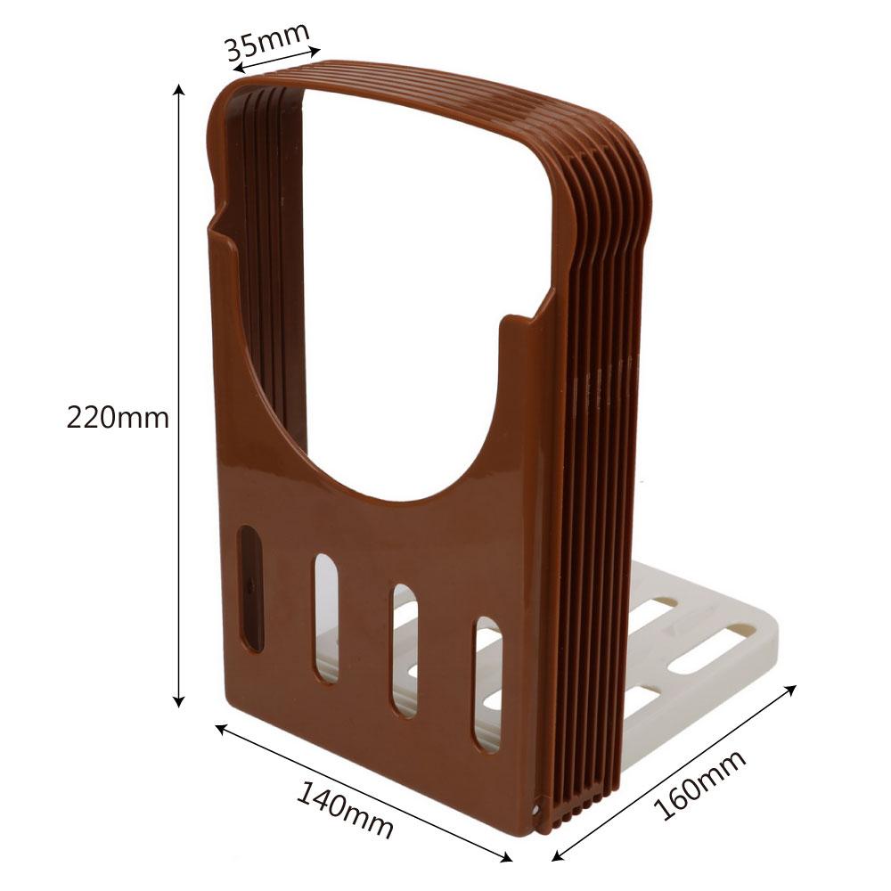 Toast Bread Slicer Stand Loaf Cutter Rack Cutting Guide Foldable Plastic Slicing Tool Bakeware
