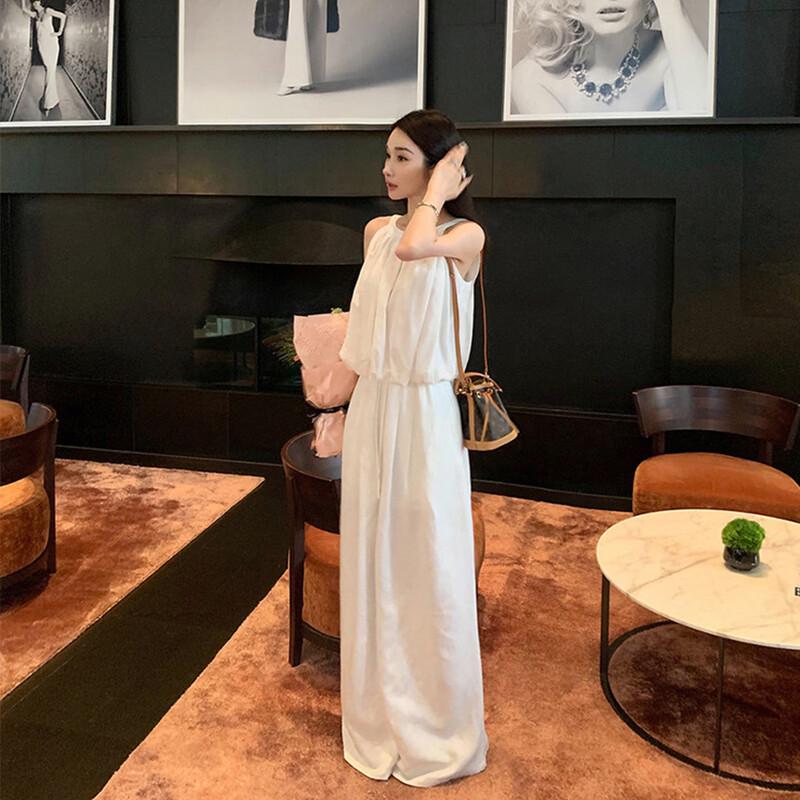 Women s Tencel Linen Wide-Leg Casual Pants S