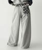 THE GREEN LAB Star Patch Terry Pants [Melange Gray]