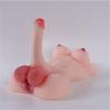 Realistic Dildo Penis Breast 2 In 1 Half Body Sex Doll Masturbation Cup Sexy Tools Adult Toys for Men Women Couple
