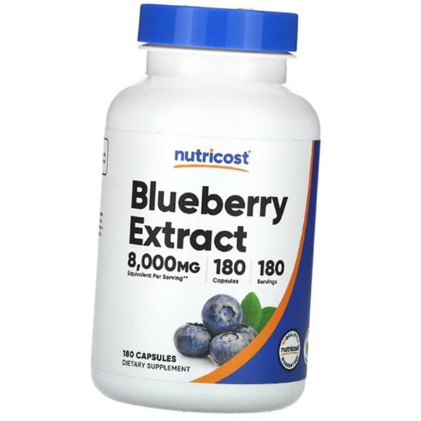 

Екстракт Чорниці, Blueberry Extract, Nutricost 180 кап (71647076) 180caps
