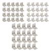 20pcs Metal L Shaped Mount 90 Degree Right Angled Corner Brace for Wood Furniture, Cabinet, Shelves, Chair, Drawer