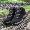 Outdoor Hiking Shoes Waterproof High-top Climbing Boots Non-slip Wear-resistant Trekking Shoes for Men 2024 Winter