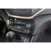 For Jeep Cherokee 2014-2018 Carbon Fiber Console AC Button Control Frame Trim 1*