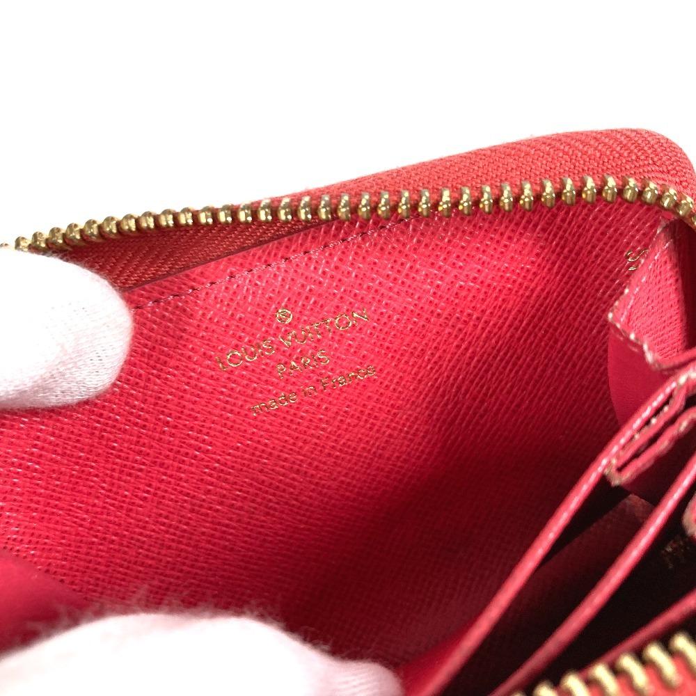Louis Vuitton M61540 Monogram Mule cult Business Card Case Coin Purse Brown/pink