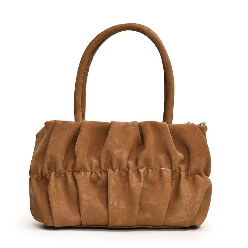 Kabelka Dámská Jarní a Letní Nová Módní Skládaná Kabelka Ležérní Jednoduchá Kabelka Přes Rameno Jednoduchá Kabelka do Podpaží